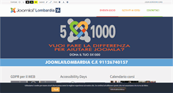 Desktop Screenshot of joomlalombardia.org